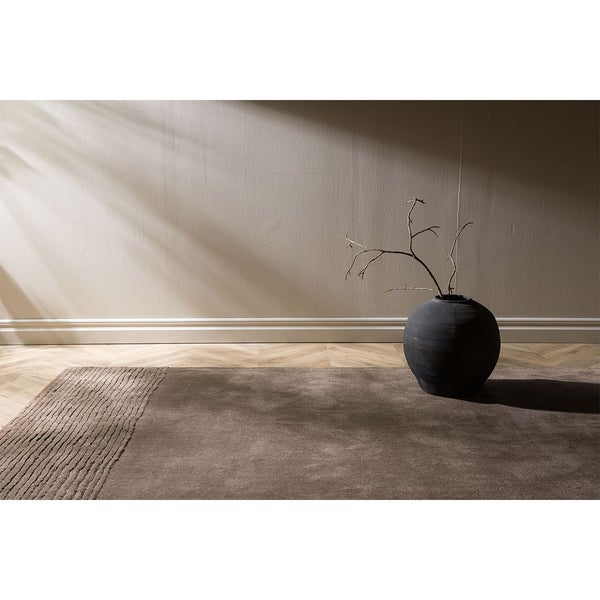 Matteo Teppich 350x253cm Braun. 253 X 350 X 2 cm