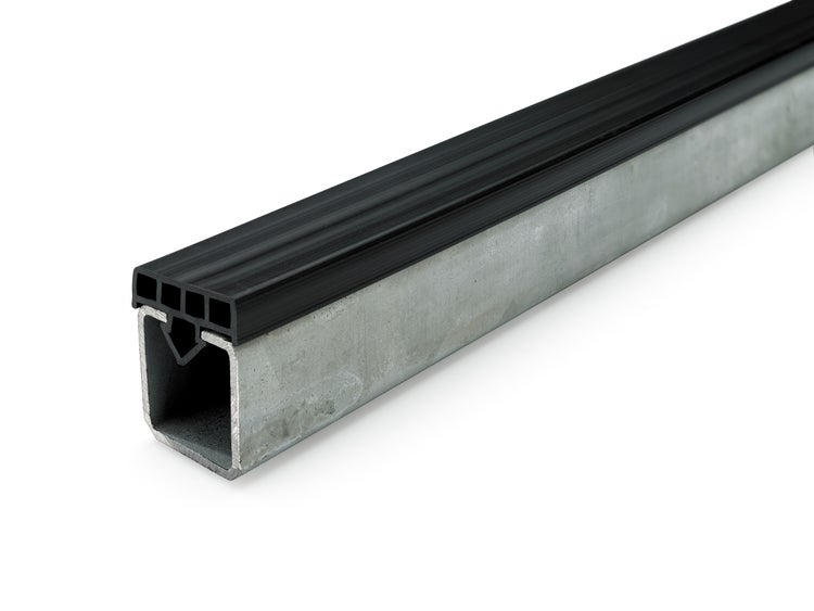 Metallprofil mit Gummidichtung