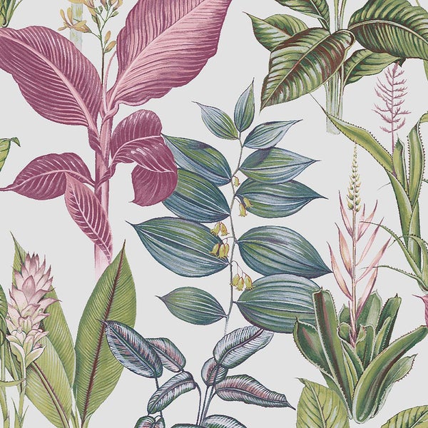 Next Vliesbehang | Fantasy Rainforest Leaves - Multi - 10mx52cm