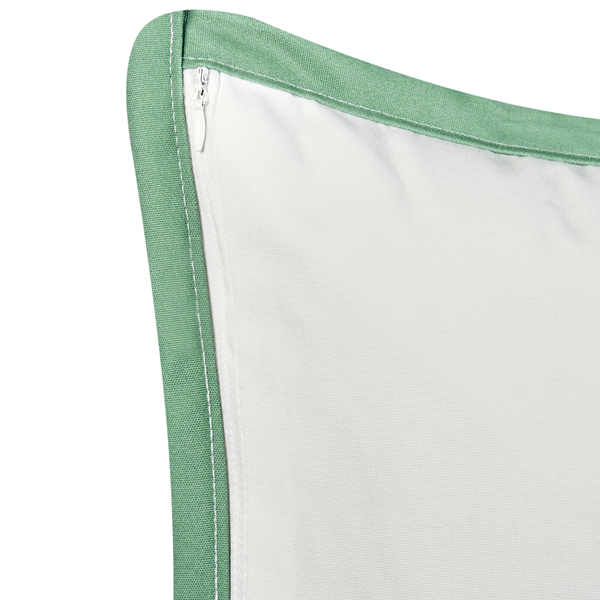 Gartenkissen 2er Set MEADOW Pflanzenmuster 30 x 50 cm Grün