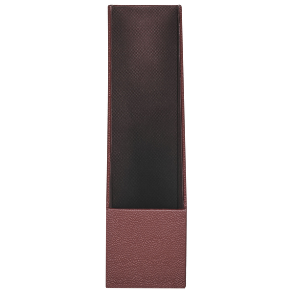 Zeitschriftenständer aus Kunstleder