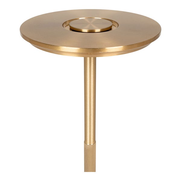 Lyneham Tischlampe LED wiederaufladbar Messing Dekor. 13 X 13 X 29 cm