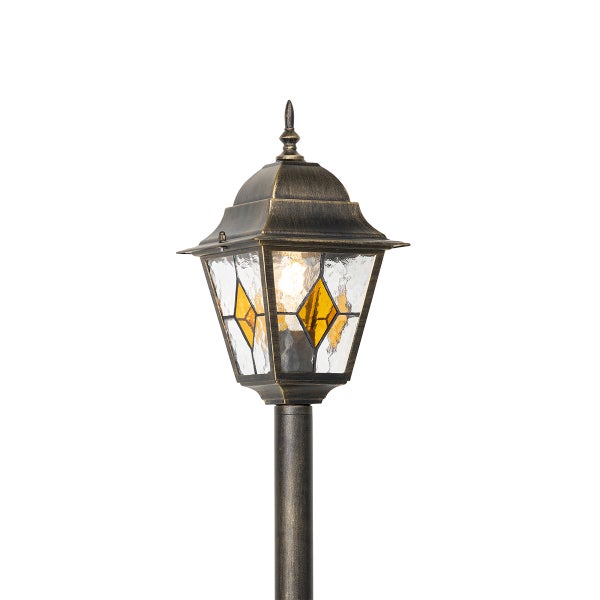 Vintage Außenlaterne antikgold 120 cm - Antigua