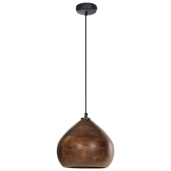 Hängeleuchte SANYATI Mango Holz Dunkelbraun