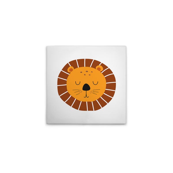 Leinwandbild mit Löwenmotiv