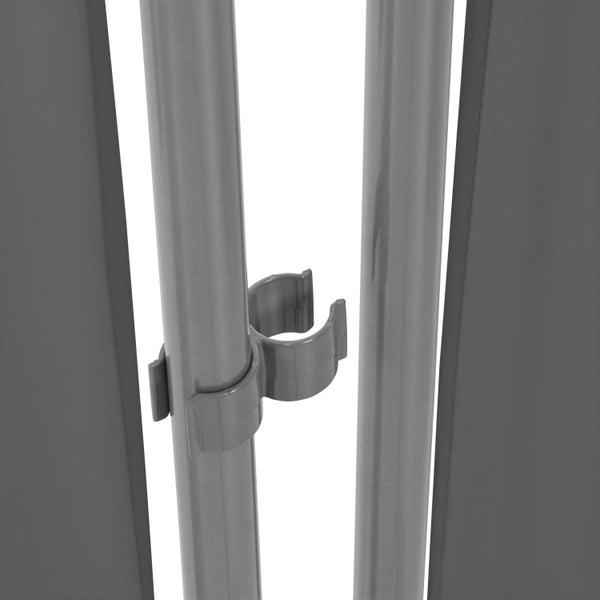 Stellwand 3-teilig, 260 x 156 cm, anthrazit