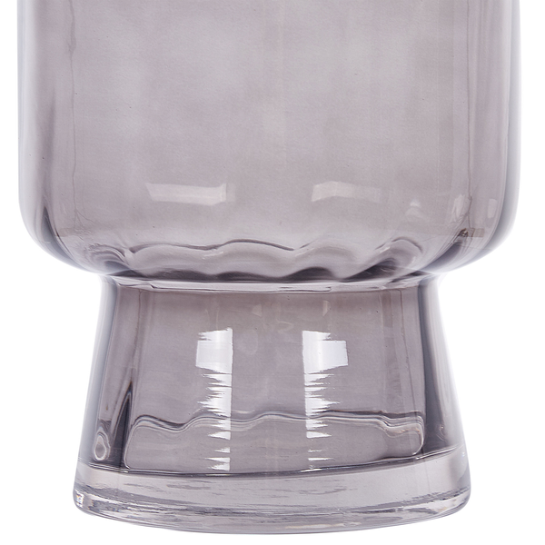 Blumenvase MEGALO Glas 26 cm Grau