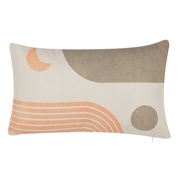 Dekokissen 2er Set MELAMPODIUM 30 x 50 cm Bunt Abstraktes Muster