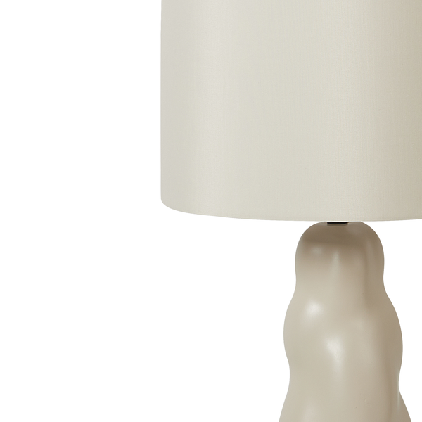 Tischleuchte VILAR Keramik Beige