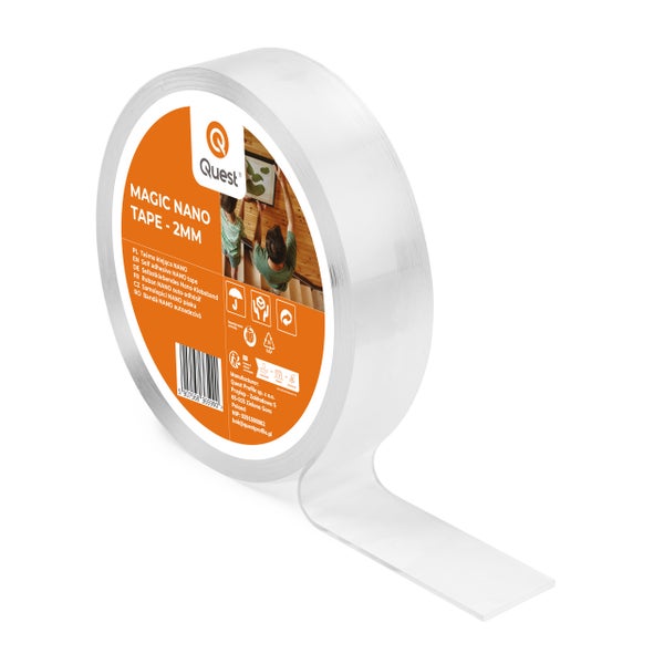 Rolle transparentes Nano-Klebeband 2mm