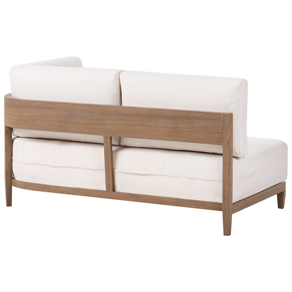 Gartensofa mit Holzrahmen und Polster