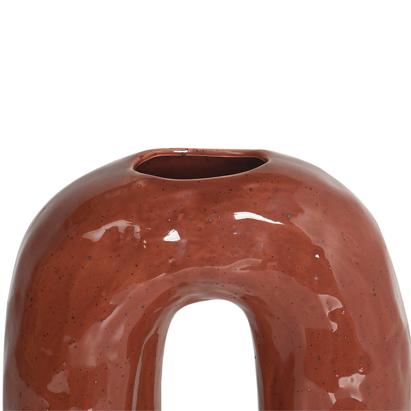 Blumenvase PERCH Steinzeug 29 cm Braun