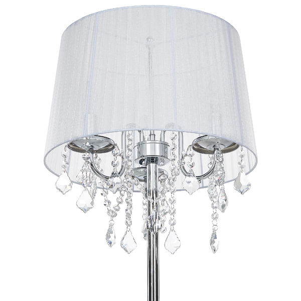 Stehlampe EVANS Metall Weiß