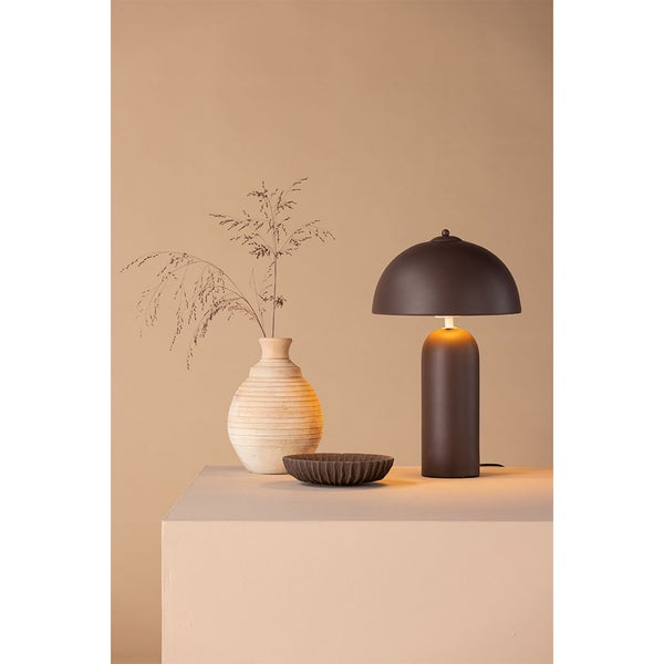 Corello Beleuchtung Tischlampe 28x28x45cm Braun. 28 X 28 X 45 cm