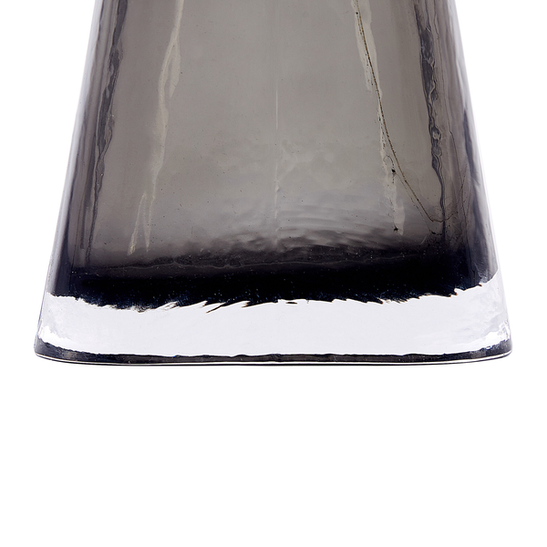 Blumenvase MITATA Glas 20 cm Grau