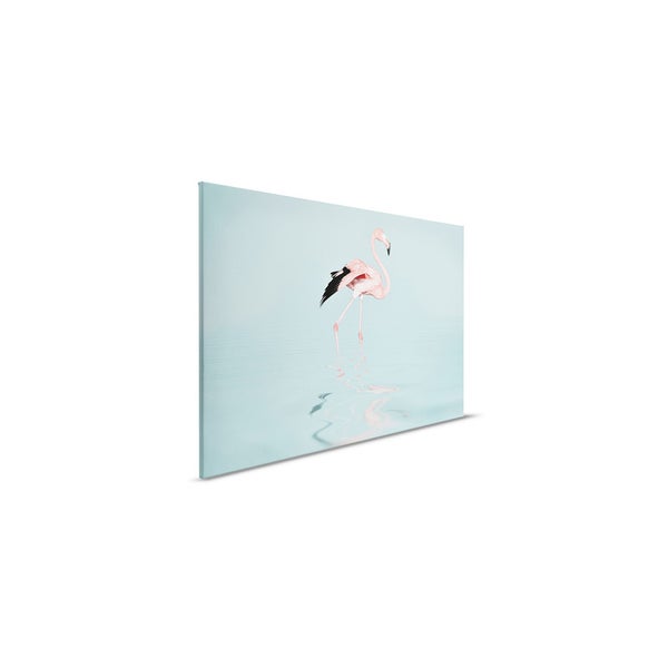 Leinwandbild mit Flamingo Motiv