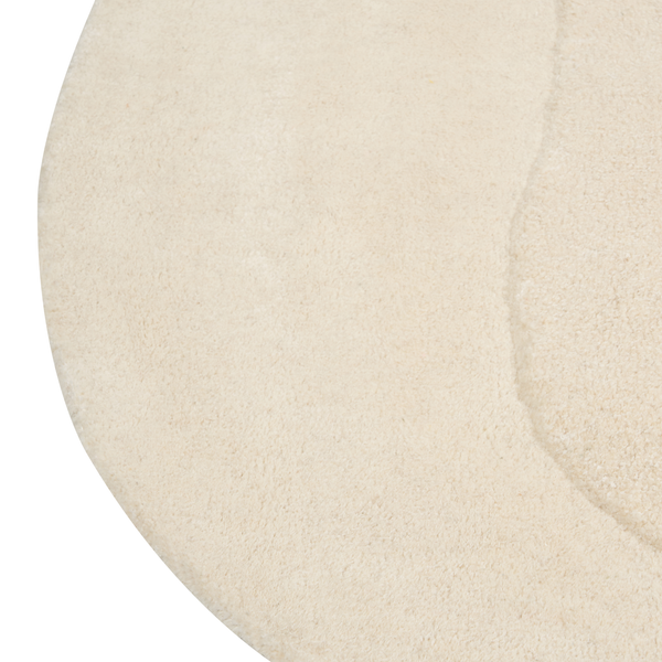 Teppich GORANO Hellbeige 160 x 160 cm Viskose