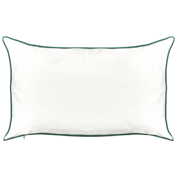 Dekokissen 2er Set JOYCANDY Baumwolle 30 x 50 cm Weiß Weihnachtsmotiv