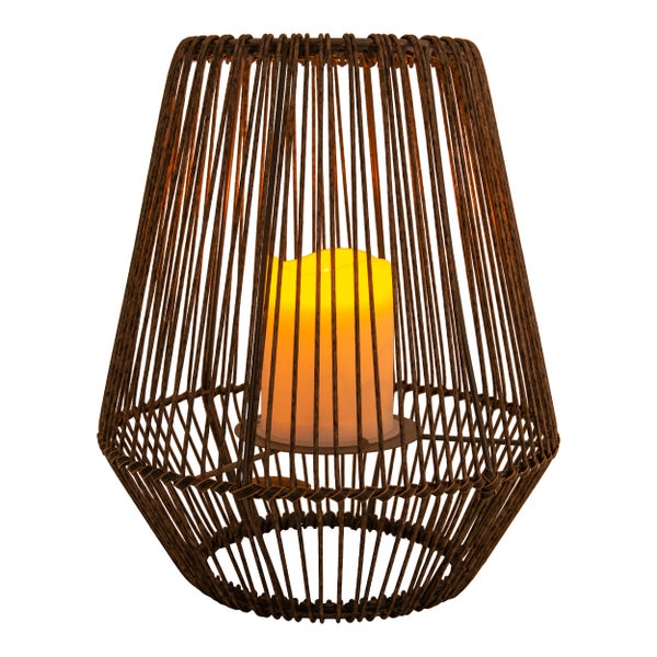 Dekorative Laterne mit LED Kerze