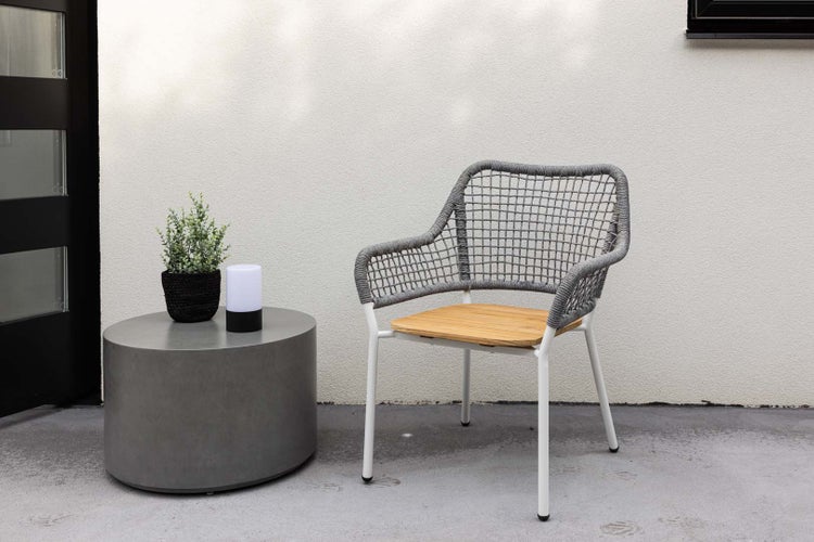 Amora Sessel grau. 59 X 55 X 88 cm