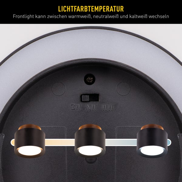 Einstellbare Lichtfarbtemperatur der Lampe