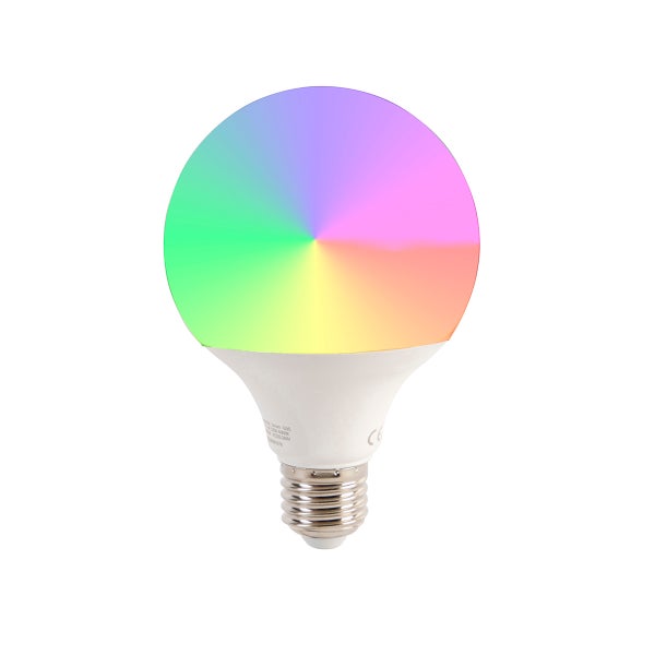 Smarte Stehlampe weiß 110 cm inkl. Wifi G95 - Storm Extra Large