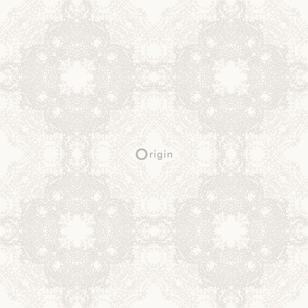 Origin Wallcoverings Tapete grafische Form Weiß - 53 cm x 10.05 m - 346219