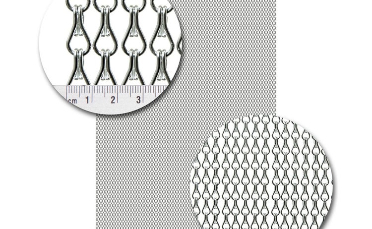 Fliegenvorhang Fliegenvorhänge aus Aluminium Silber mini - 100cm x 240cm