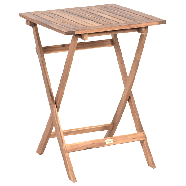 Bistro Set CONIOLO Akazienholz Braun / Schwarz