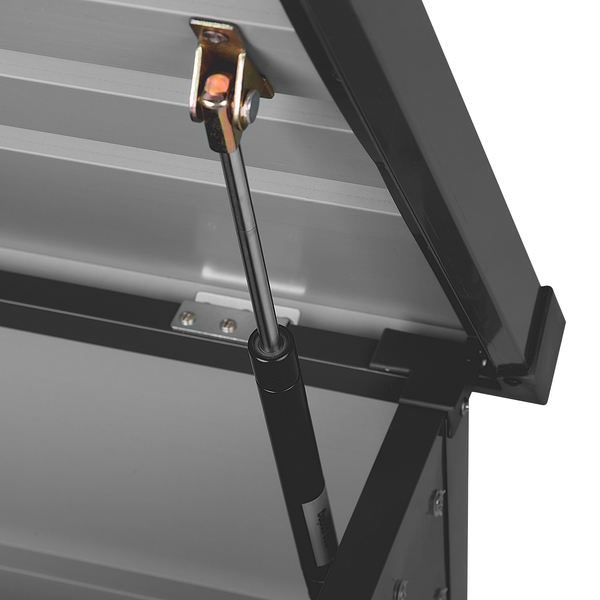 Aufbewahrungsbox CEBROSA Metall 165 cm 70 cm Graphitgrau
