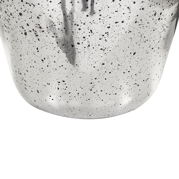 Blumenvase KACHORI Glas 40 cm Silber