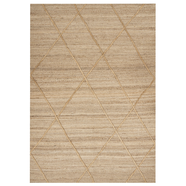 Teppich YUVACIK 160 x 230 cm Jute Beige