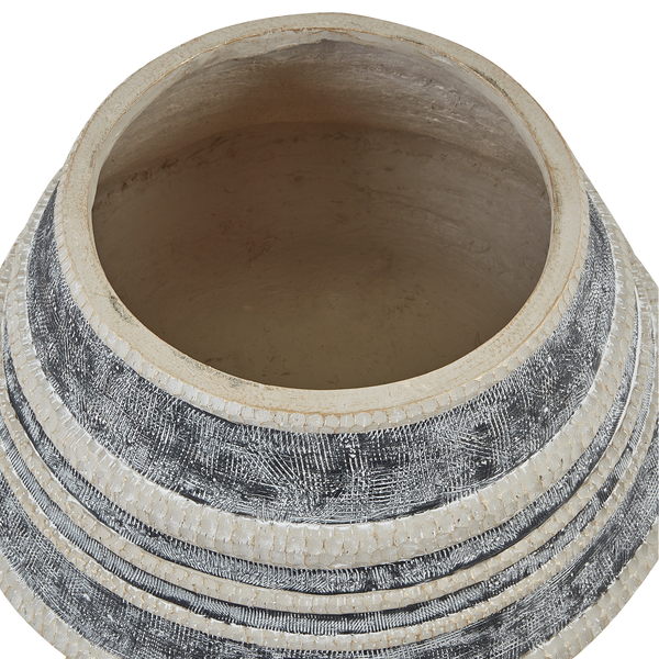 Blumentopf mit Beinen ATHAEA 37 cm Beige