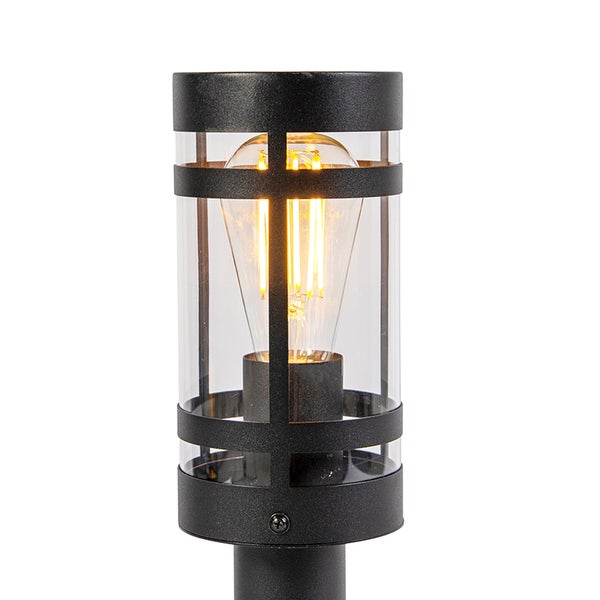 Moderne Außenleuchte schwarz 50 cm IP44 - Gleam