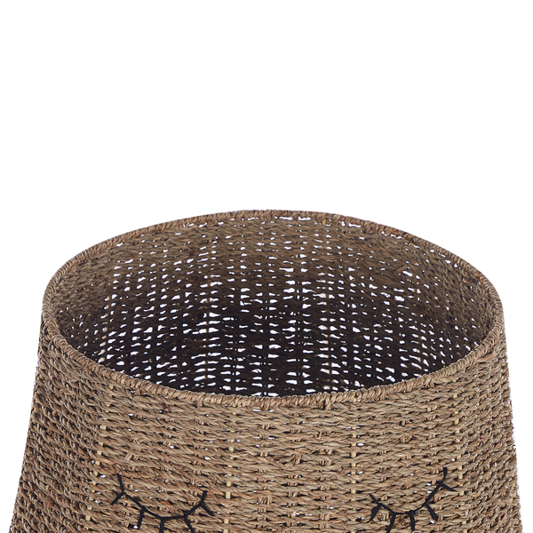 Dekorative Aufbewahrungskorb aus Seegras