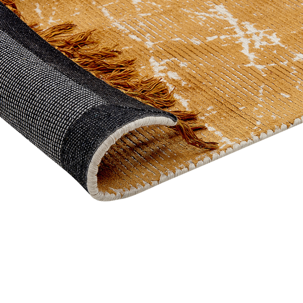 Teppich HANLI Orange 140 x 200 cm Viskose