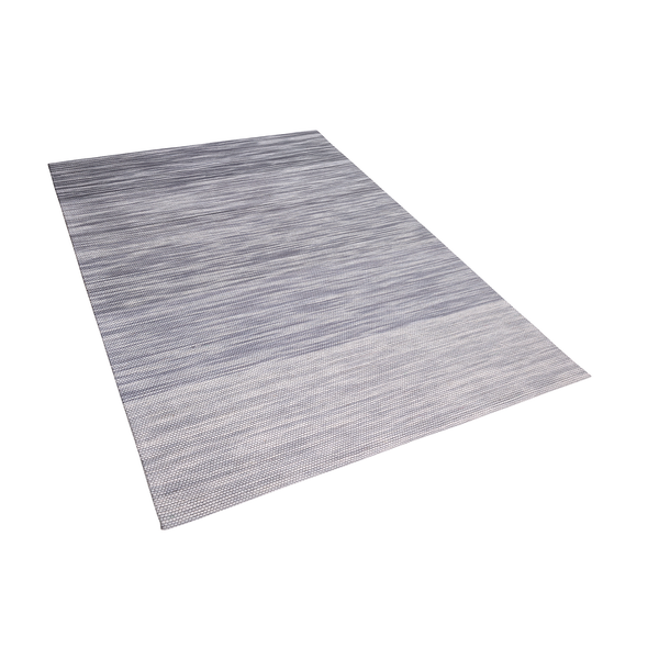 Teppich KAPAKLI Grau 140 x 200 cm Wolle