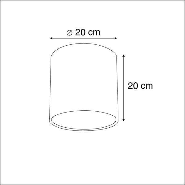 Lampenschirm Gold 20/20/20 Dreieck Design