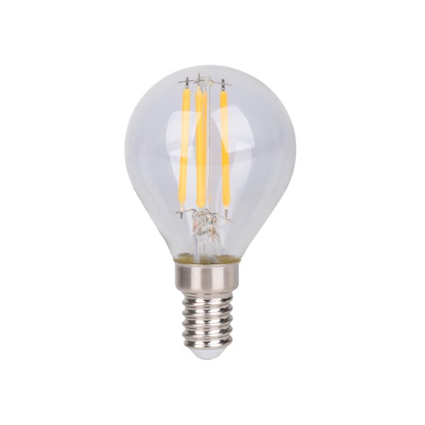 Klare LED Lampe mit E14 Fassung