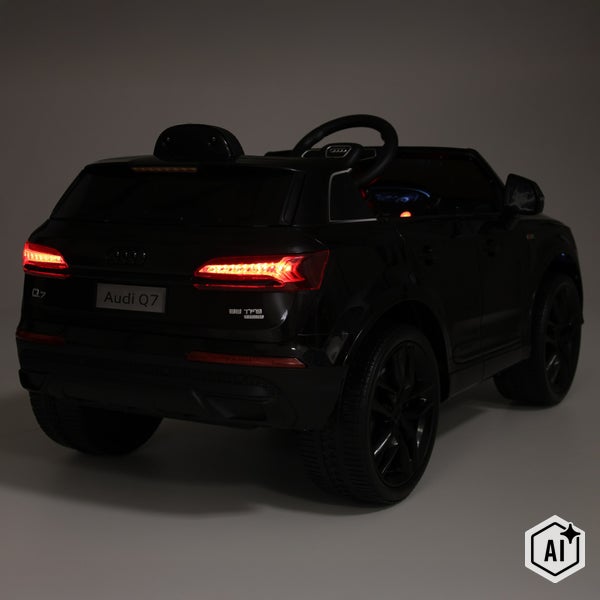 Elektroauto für Kinder Audi Q7 mit Fahrersitz und Lenkrad