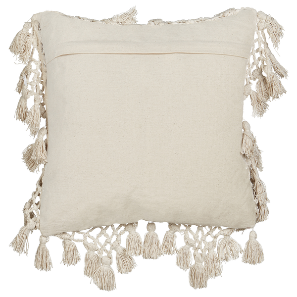 Dekokissen 2er Set OLEARIA Baumwolle 45 x 45 cm Beige Ohne Muster