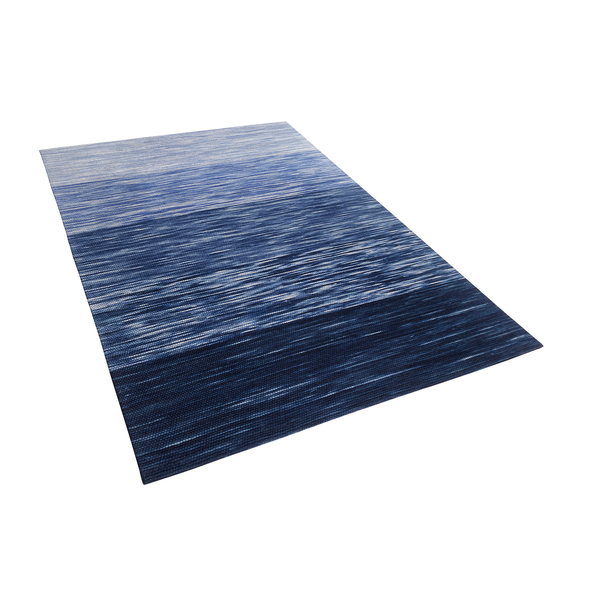 Teppich KAPAKLI Blau 140 x 200 cm Wolle