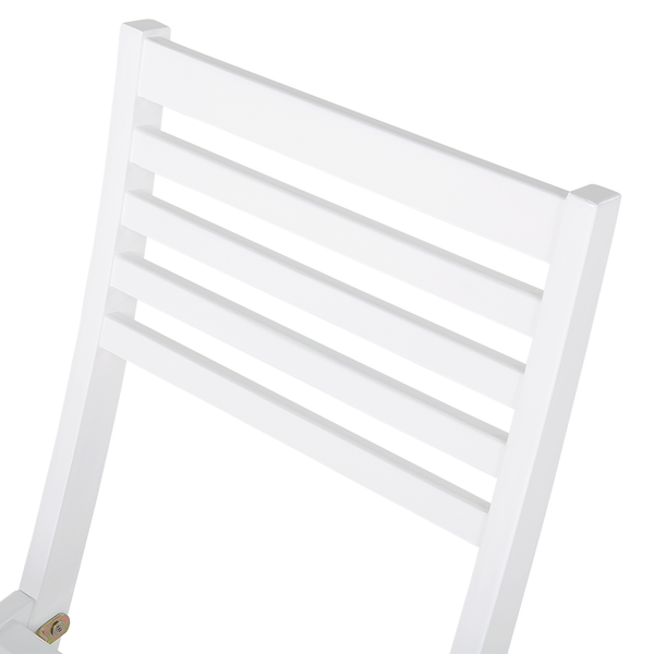 Bistro Set klappbar FIJI Akazienholz Weiß