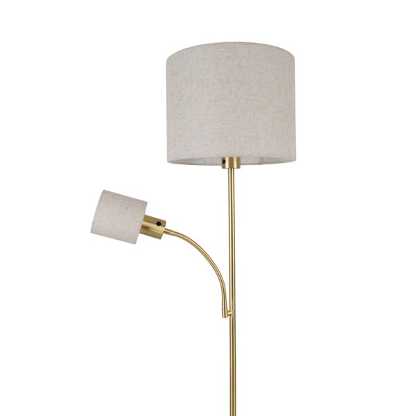 Stehleuchte mit Leselampe