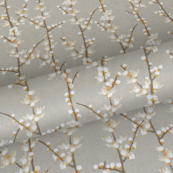 Sanders und Sanders Tapete Blüte Beige und Weiß - 53 cm x 10 m - 640180