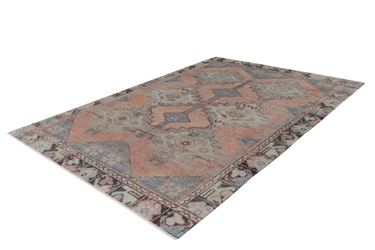 Flachflor Teppich Yandina Multi Vintage 80 x 150 cm