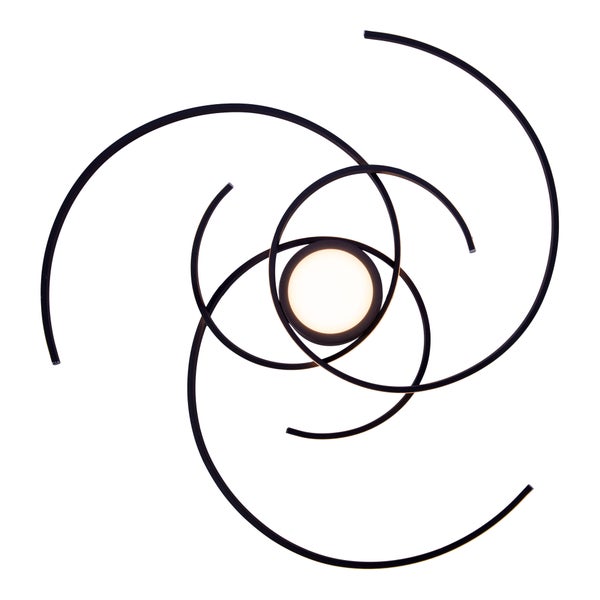 LED-Deckenleuchte mit geschwungenem Design