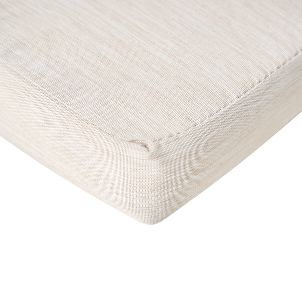 Set mit 2 Stühlen und Sitzkissen AMANTEA PREMIUM Akazienholz Hellbeige