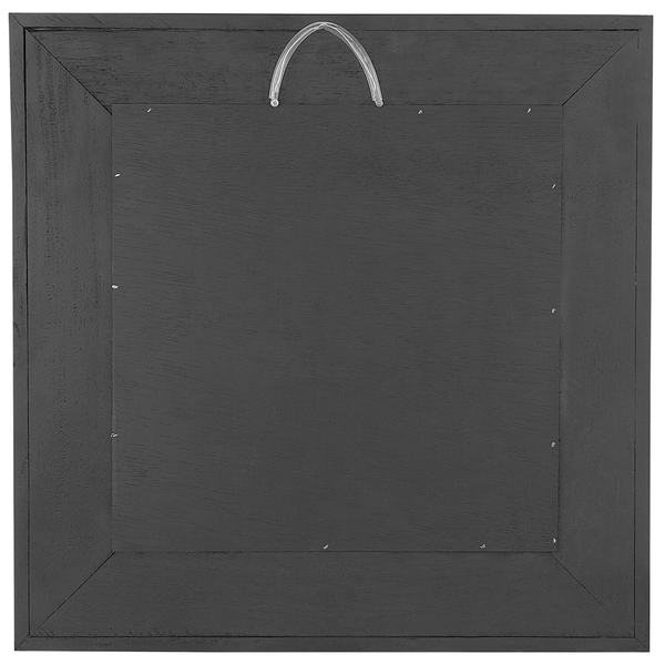Wandspiegel BOISE 60 cm 60 cm Holz Dunkelbraun