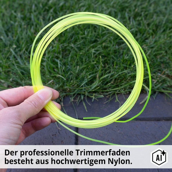 Professioneller Mähfaden aus hochwertigem Nylon für Rasentrimmer